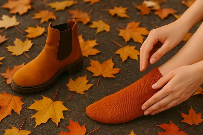 Fall foot care.